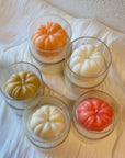 Pumpkin Candle in Glass Jar | Handcrafted Soy Wax