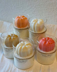 Pumpkin Candle in Glass Jar | Handcrafted Soy Wax