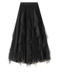 Miss Sparkling | Pleated Chiffon Midi Skirt