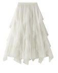 Miss Sparkling | Pleated Chiffon Midi Skirt