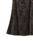 Miss Sparkling | Velvet Leopard Midi Skirt