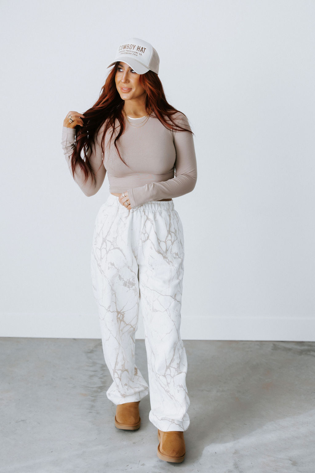 Marble Wide Leg Pant by Lily &amp; Lottie