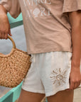 P.J. Salvage Breeze By The Sea White Sands Shorts