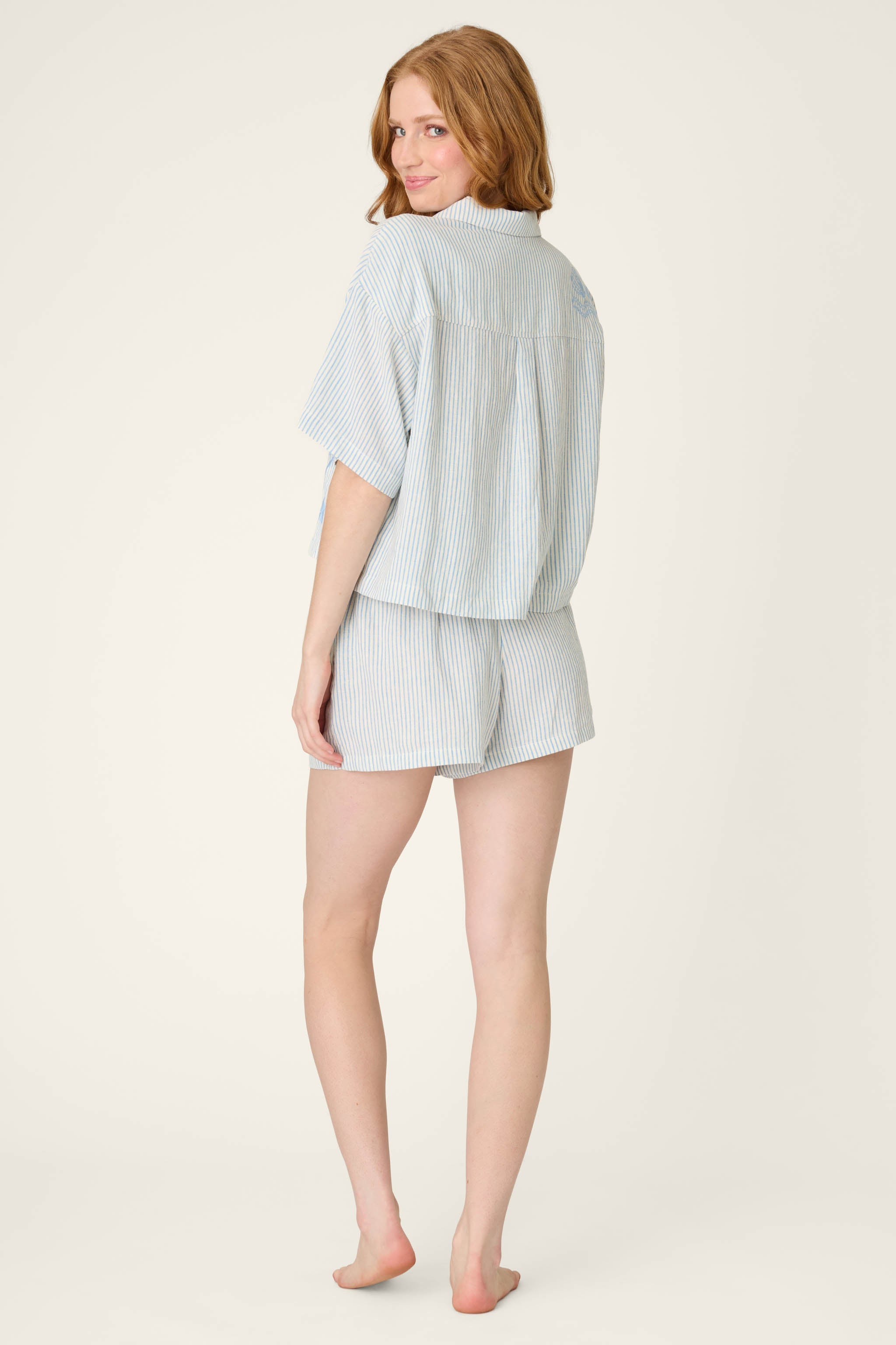 P.J. Salvage Ciao Babe Blue Riviera Short Set