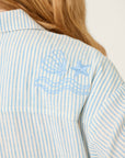 P.J. Salvage Ciao Babe Blue Riviera Short Set