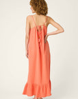 P.J. Salvage Sea You in Capri Hot Coral Dress