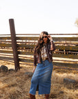 Garden Gate Cowgirl Skirt