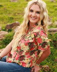 Blooming Bronc Blouse