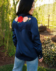 Dark Navy Button Up