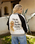 Cream and Black Jacket