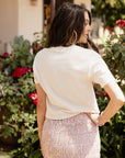 Lucky As A Mother Ivory Tee