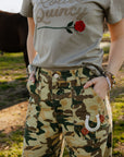 Wild Rose Camo Jeans