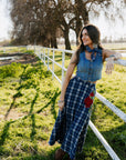 Sweet Blue Rodeo Skirt