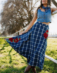 Sweet Blue Rodeo Skirt