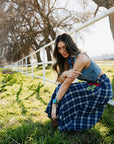 Sweet Blue Rodeo Skirt