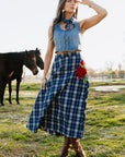 Sweet Blue Rodeo Skirt