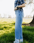Rowdy Rose Cuff Jeans