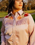 Pale Pink Button Up