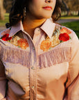 Pale Pink Button Up