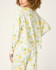 P.J. Salvage La Dolce Spritz Lemon Zest Long Sleeve Top
