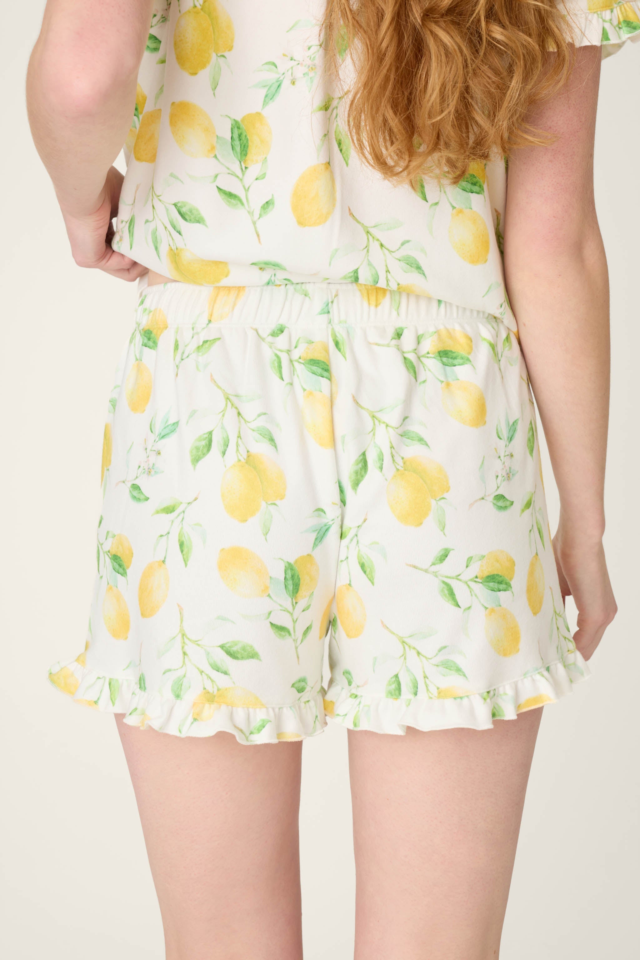P.J. Salvage La Dolce Spritz Lemon Zest Sleep Shorts