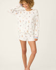 P.J. Salvage Red, White, & Woof Patriotic Pups Long Sleeve Top