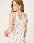 P.J. Salvage Red, White, & Woof Patriotic Pups Tank Top