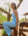 P.J. Salvage Star Spangled Summer Bay Blue Star Print PJ Set