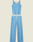 P.J. Salvage Star Spangled Summer Bay Blue Star Print PJ Set