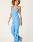 P.J. Salvage Star Spangled Summer Bay Blue Star Print PJ Set
