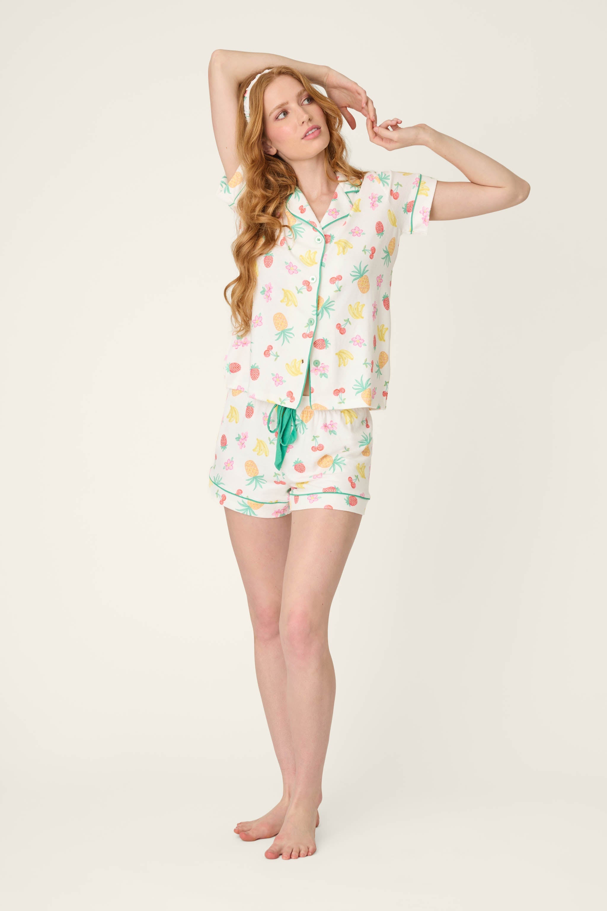 P.J. Salvage Viva la Vida Fruit Fiesta 3-Piece Short Set