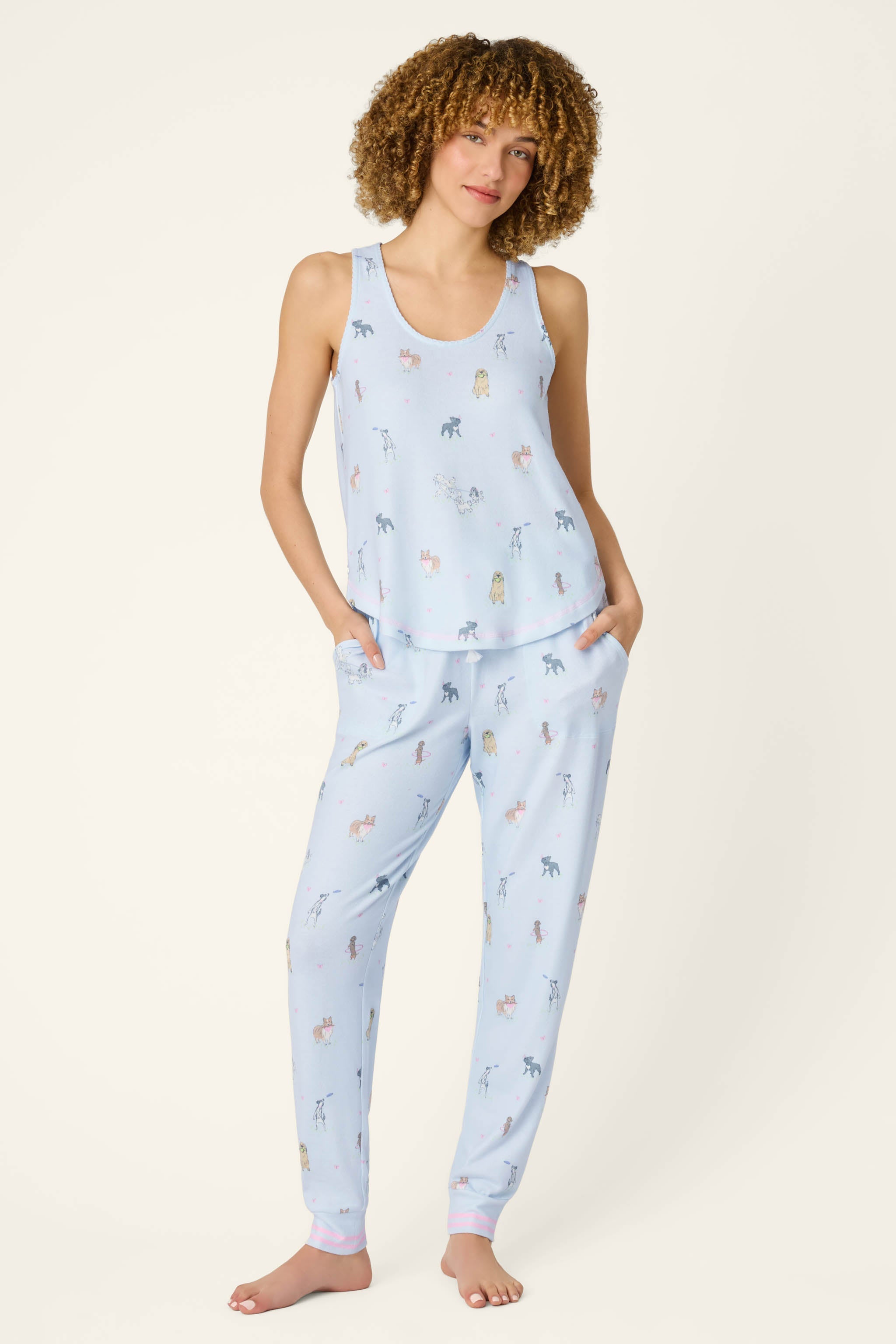 P.J. Salvage Bark Park Fetch & Frolic Long PJ Set