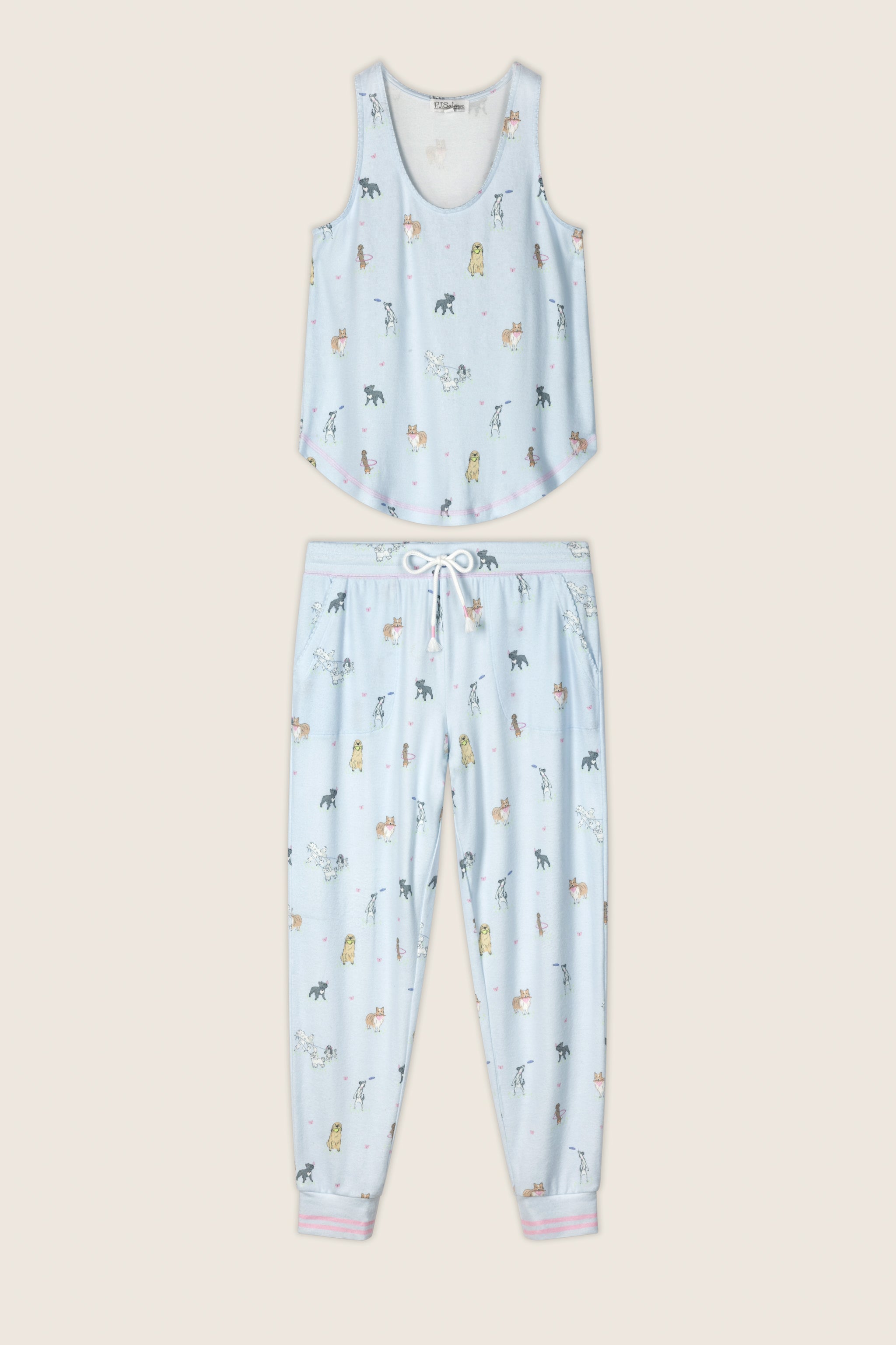 P.J. Salvage Bark Park Fetch & Frolic Long PJ Set