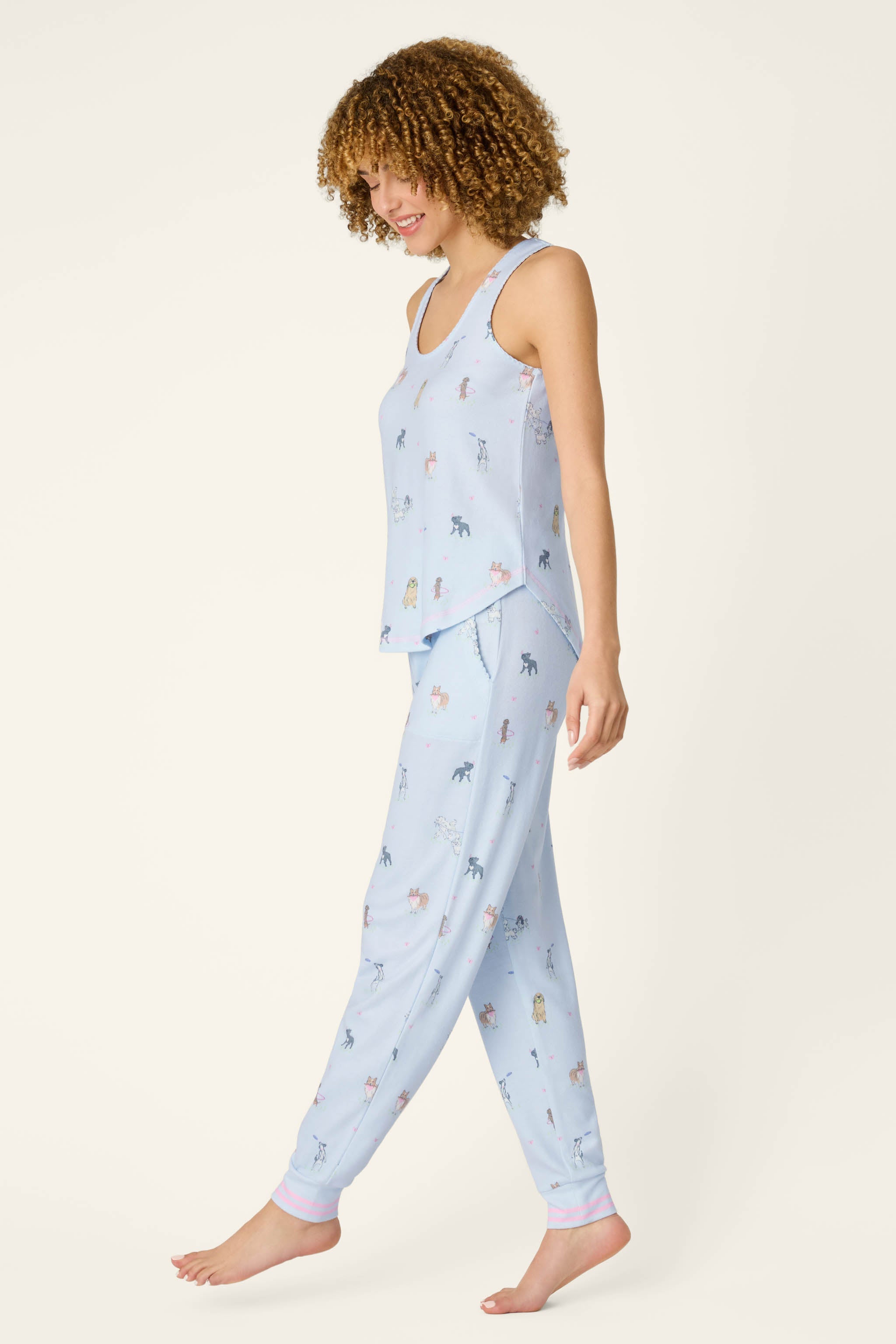 P.J. Salvage Bark Park Fetch & Frolic Long PJ Set