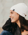 Rolled Edge, Cashmere Blend Beanie