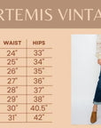 Artemis Vintage High Rise Flare Jeans