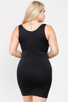 Yelete Seamless Long Tank Slip Dress