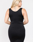Yelete Seamless Long Tank Slip Dress