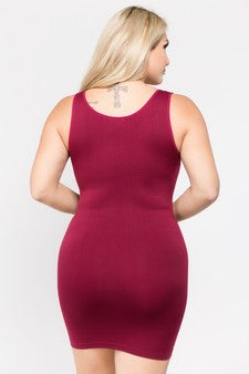 Yelete Seamless Long Tank Slip Dress
