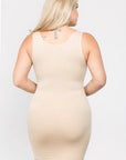 Yelete Seamless Long Tank Slip Dress
