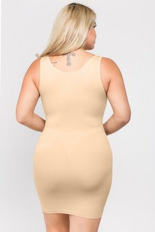 Yelete Seamless Long Tank Slip Dress