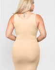 Yelete Seamless Long Tank Slip Dress