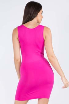 Yelete Seamless Long Tank Slip Dress