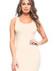Yelete Seamless Long Tank Slip Dress