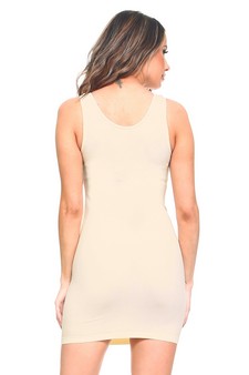 Yelete Seamless Long Tank Slip Dress