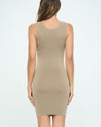 Yelete Seamless Long Tank Slip Dress