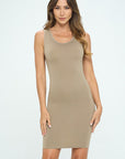 Yelete Seamless Long Tank Slip Dress
