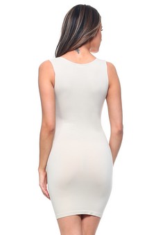 Yelete Seamless Long Tank Slip Dress