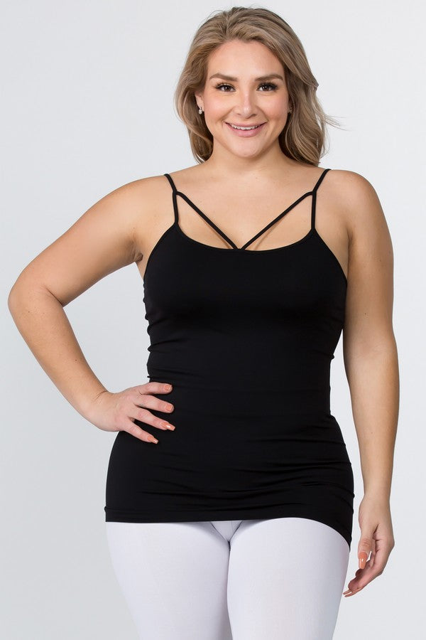 Yelete Strappy Detail Seamless Cami Top