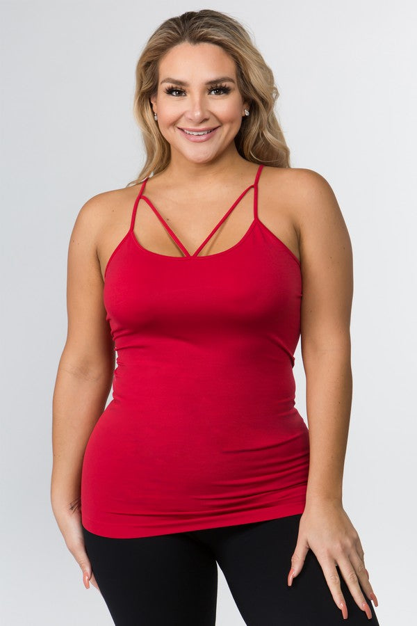 Yelete Strappy Detail Seamless Cami Top